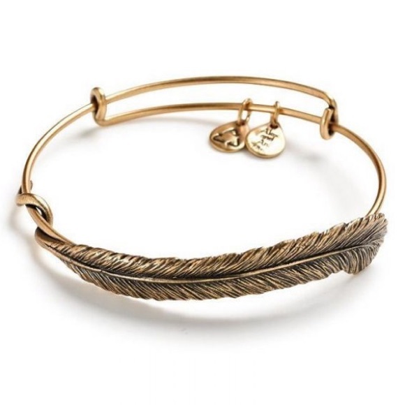 Alex and Ani Jewelry - Alex and Ani Plume Feather Wrap Bracelet